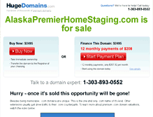 Tablet Screenshot of alaskapremierhomestaging.com